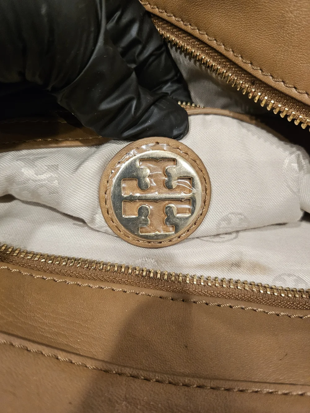 Tory Burch Tan Leather Tote Bag
